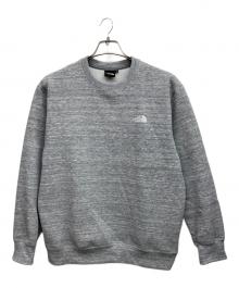 THE NORTH FACE（ザ ノース フェイス）の古着「ロングスリーブスクエアロゴティー スウェット」｜グレー