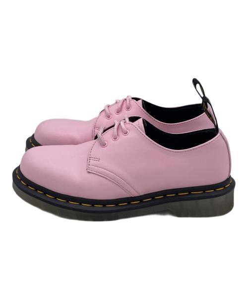 Dr.Martens（ドクターマーチン）Dr.Martens (ドクターマーチン) 1461 ICED 3ホールシューズ ピンク×ブラック サイズ:UK4の古着・服飾アイテム