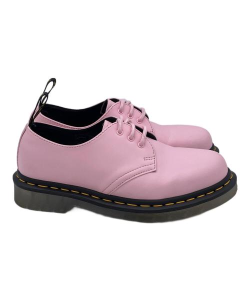 Dr.Martens（ドクターマーチン）Dr.Martens (ドクターマーチン) 1461 ICED 3ホールシューズ ピンク×ブラック サイズ:UK4の古着・服飾アイテム