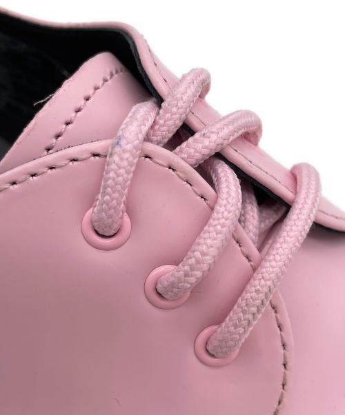 Dr.Martens（ドクターマーチン）Dr.Martens (ドクターマーチン) 1461 ICED 3ホールシューズ ピンク×ブラック サイズ:UK4の古着・服飾アイテム