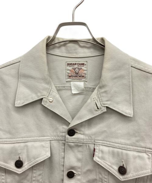 SUGAR CANE（シュガーケーン）SUGAR CANE (シュガーケーン) 3rdモデルトラッカージャケット ライトグレー サイズ:Mの古着・服飾アイテム