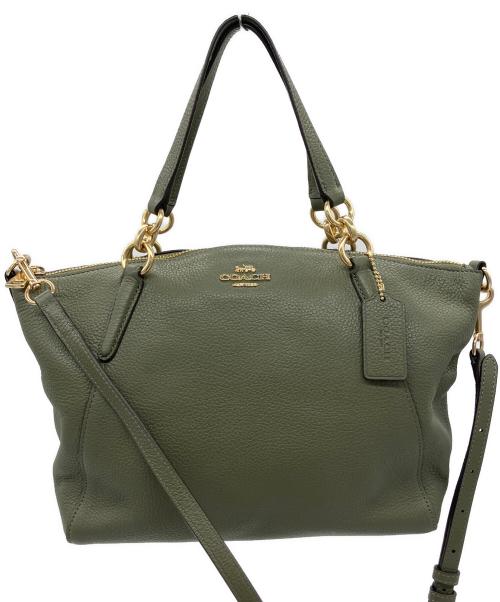 COACH（コーチ）COACH (コーチ) 2WAYショルダーバッグ オリーブの古着・服飾アイテム