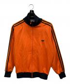adidasアディダス）の古着「ジャージトップ」｜オレンジ