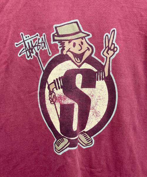 stussy（ステューシー）stussy (ステューシー) Tシャツ ボルドー サイズ:XLの古着・服飾アイテム