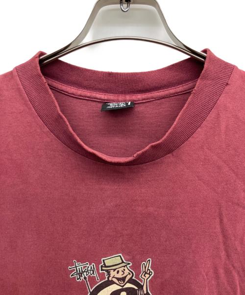 stussy（ステューシー）stussy (ステューシー) Tシャツ ボルドー サイズ:XLの古着・服飾アイテム