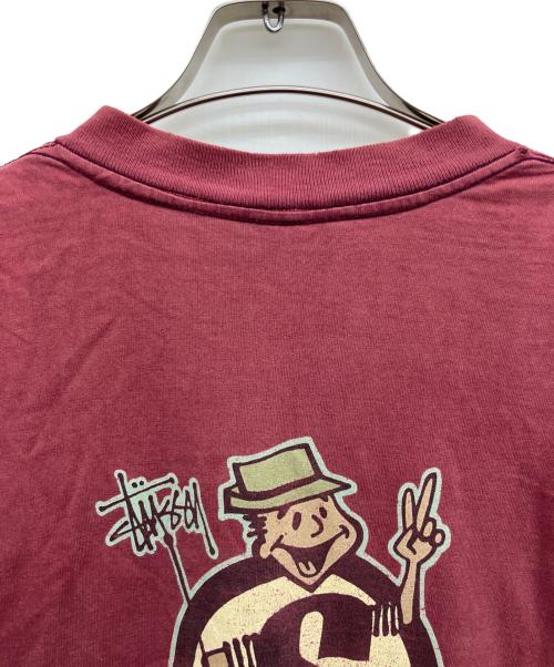 stussy（ステューシー）stussy (ステューシー) Tシャツ ボルドー サイズ:XLの古着・服飾アイテム