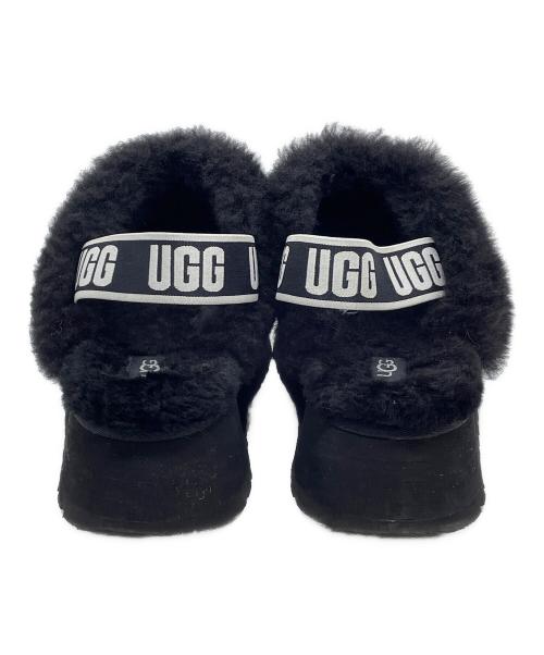 UGG（アグ）UGG (アグ) Funkette 厚底サンダル ブラック サイズ:24cmの古着・服飾アイテム