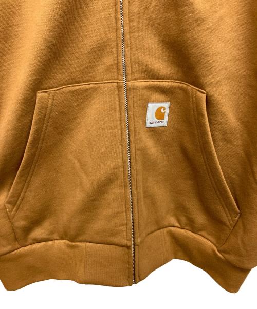CarHartt（カーハート）CarHartt (カーハート) ジップパーカー ブラウン サイズ:XLの古着・服飾アイテム
