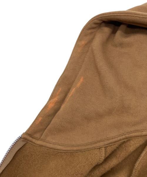 CarHartt（カーハート）CarHartt (カーハート) ジップパーカー ブラウン サイズ:XLの古着・服飾アイテム