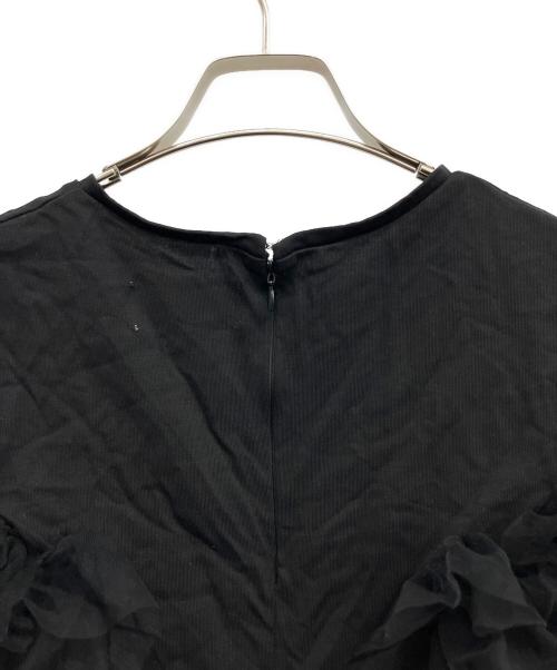 Knuth Marf（クヌースマーフ）Knuth Marf (クヌースマーフ) ドッキングチュールトップス ブラック サイズ:Fの古着・服飾アイテム