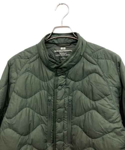 UNIQLO（ユニクロ）UNIQLO (ユニクロ) リサイクルハイブリッドダウンジャケット グリーン サイズ:Lの古着・服飾アイテム