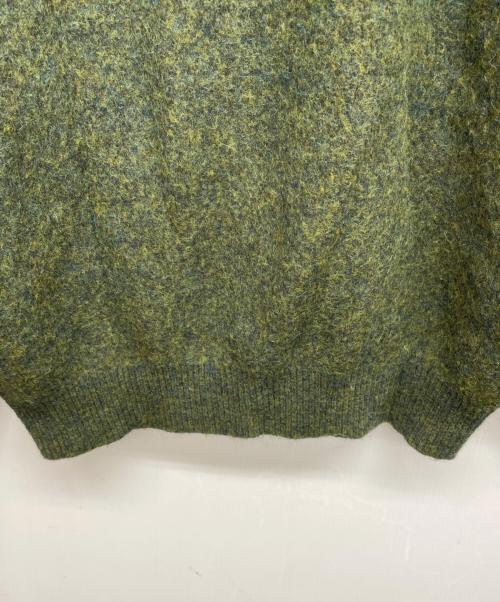 JOURNAL STANDARD relume（ジャーナルスタンダード レリューム）JOURNAL STANDARD relume (ジャーナルスタンダード レリューム) 厚手カーディガン イエロー×グリーン サイズ:Mの古着・服飾アイテム