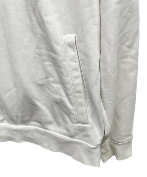 LACOSTE（ラコステ）LACOSTE (ラコステ) ミドルワニロゴスウェットパーカ　パーカー ホワイト サイズ:Lの古着・服飾アイテム