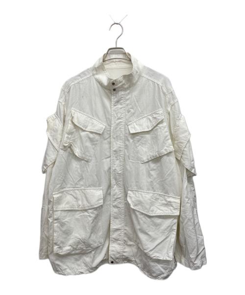 SLY（スライ）SLY (スライ) RIPSTOP OVER FIELD ジャケット ホワイト サイズ:FREEの古着・服飾アイテム