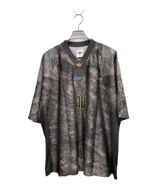 adidas（アディダス）adidas (アディダス) ADILENIUM シーズン 5 エキップメント ジャージ ブラック サイズ:Lの古着・服飾アイテム