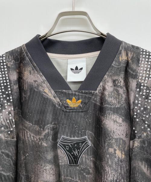 adidas（アディダス）adidas (アディダス) ADILENIUM シーズン 5 エキップメント ジャージ ブラック サイズ:Lの古着・服飾アイテム