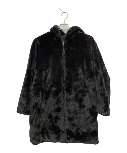 ZARA（ザラ）ZARA (ザラ) ファージャケット ブラック サイズ:Lの古着・服飾アイテム