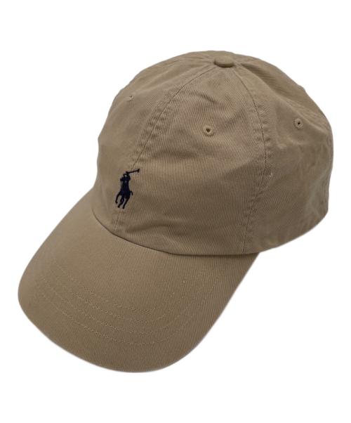 POLO RALPH LAUREN（ポロ・ラルフローレン）POLO RALPH LAUREN (ポロ・ラルフローレン) キャップ ベージュの古着・服飾アイテム