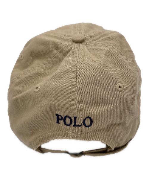 POLO RALPH LAUREN（ポロ・ラルフローレン）POLO RALPH LAUREN (ポロ・ラルフローレン) キャップ ベージュの古着・服飾アイテム
