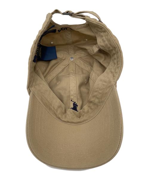POLO RALPH LAUREN（ポロ・ラルフローレン）POLO RALPH LAUREN (ポロ・ラルフローレン) キャップ ベージュの古着・服飾アイテム