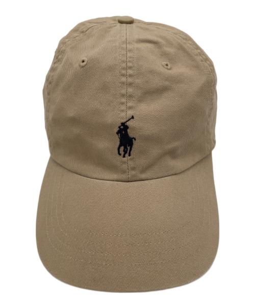 POLO RALPH LAUREN（ポロ・ラルフローレン）POLO RALPH LAUREN (ポロ・ラルフローレン) キャップ ベージュの古着・服飾アイテム