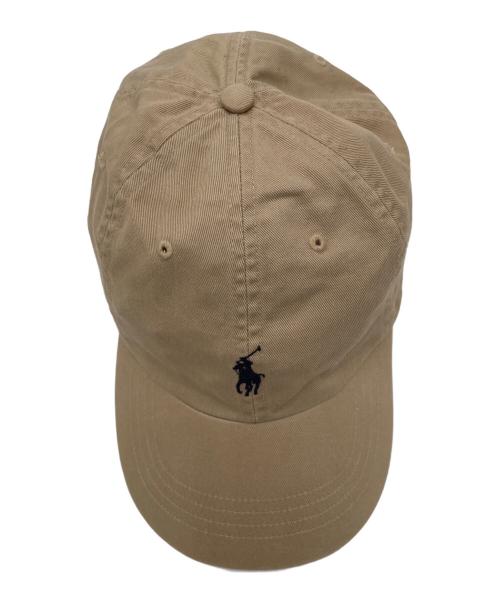 POLO RALPH LAUREN（ポロ・ラルフローレン）POLO RALPH LAUREN (ポロ・ラルフローレン) キャップ ベージュの古着・服飾アイテム