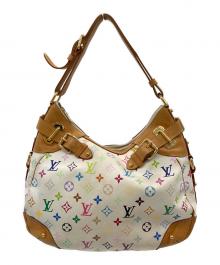 LOUIS VUITTON（ルイ ヴィトン）の古着「モノグラム・マルチカラー　グレタ　トートバッグ」｜ホワイト×ベージュ