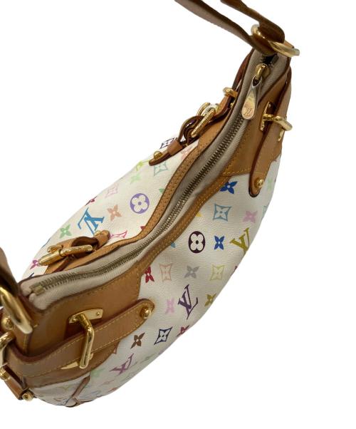 LOUIS VUITTON（ルイ ヴィトン）LOUIS VUITTON (ルイ ヴィトン) モノグラム・マルチカラー　グレタ　トートバッグ ホワイト×ベージュの古着・服飾アイテム
