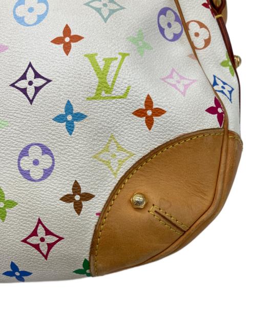 LOUIS VUITTON（ルイ ヴィトン）LOUIS VUITTON (ルイ ヴィトン) モノグラム・マルチカラー　グレタ　トートバッグ ホワイト×ベージュの古着・服飾アイテム
