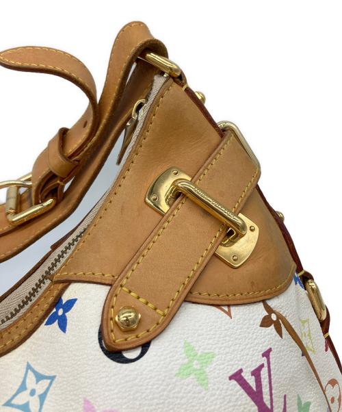 LOUIS VUITTON（ルイ ヴィトン）LOUIS VUITTON (ルイ ヴィトン) モノグラム・マルチカラー　グレタ　トートバッグ ホワイト×ベージュの古着・服飾アイテム