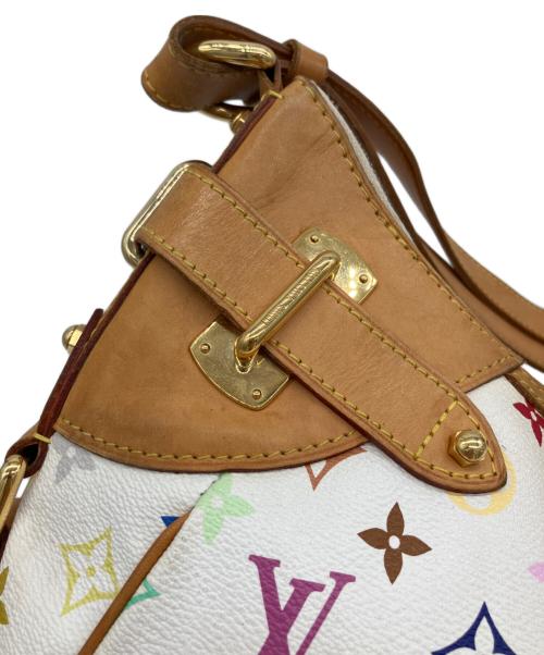 LOUIS VUITTON（ルイ ヴィトン）LOUIS VUITTON (ルイ ヴィトン) モノグラム・マルチカラー　グレタ　トートバッグ ホワイト×ベージュの古着・服飾アイテム
