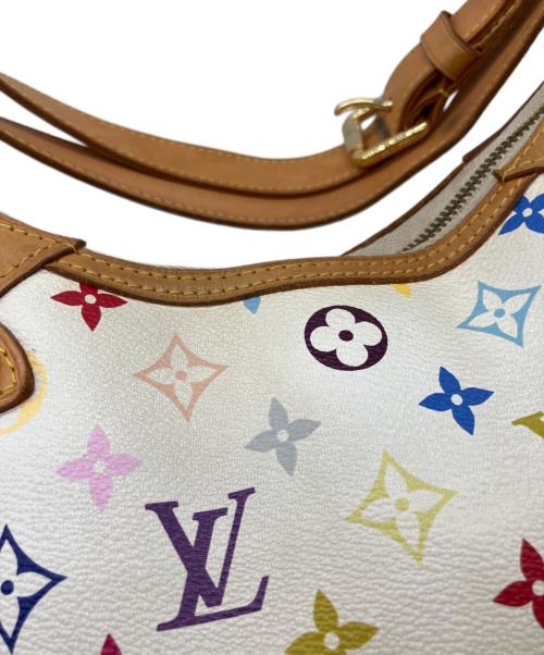 LOUIS VUITTON（ルイ ヴィトン）LOUIS VUITTON (ルイ ヴィトン) モノグラム・マルチカラー　グレタ　トートバッグ ホワイト×ベージュの古着・服飾アイテム