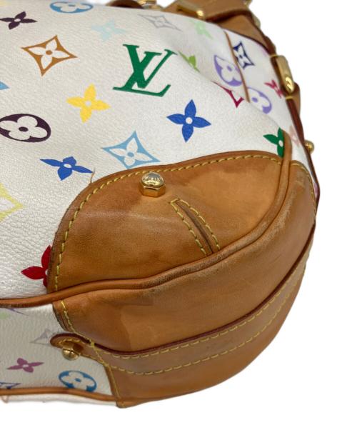 LOUIS VUITTON（ルイ ヴィトン）LOUIS VUITTON (ルイ ヴィトン) モノグラム・マルチカラー　グレタ　トートバッグ ホワイト×ベージュの古着・服飾アイテム