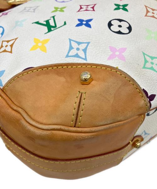 LOUIS VUITTON（ルイ ヴィトン）LOUIS VUITTON (ルイ ヴィトン) モノグラム・マルチカラー　グレタ　トートバッグ ホワイト×ベージュの古着・服飾アイテム