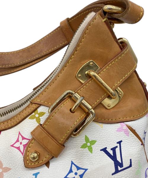 LOUIS VUITTON（ルイ ヴィトン）LOUIS VUITTON (ルイ ヴィトン) モノグラム・マルチカラー　グレタ　トートバッグ ホワイト×ベージュの古着・服飾アイテム