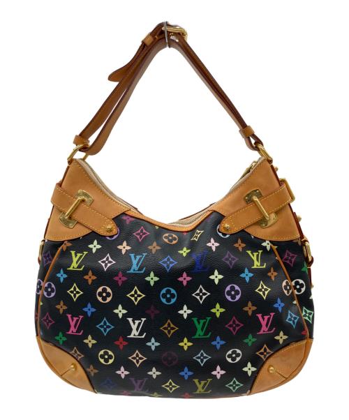 LOUIS VUITTON（ルイ ヴィトン）LOUIS VUITTON (ルイ ヴィトン) モノグラム・マルチカラー　グレタノワール　トートバッグ ブラウンの古着・服飾アイテム