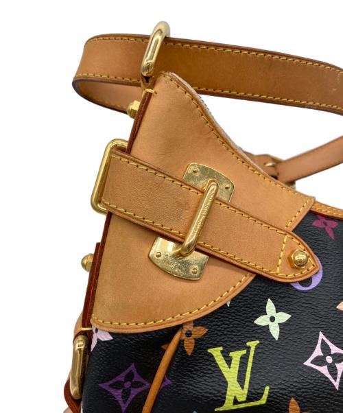 LOUIS VUITTON（ルイ ヴィトン）LOUIS VUITTON (ルイ ヴィトン) モノグラム・マルチカラー　グレタノワール　トートバッグ ブラウンの古着・服飾アイテム