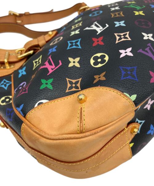 LOUIS VUITTON（ルイ ヴィトン）LOUIS VUITTON (ルイ ヴィトン) モノグラム・マルチカラー　グレタノワール　トートバッグ ブラウンの古着・服飾アイテム
