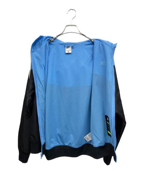 NIKE（ナイキ）NIKE (ナイキ) ナイロンジャケット ブラック×スカイブルー サイズ:Sの古着・服飾アイテム