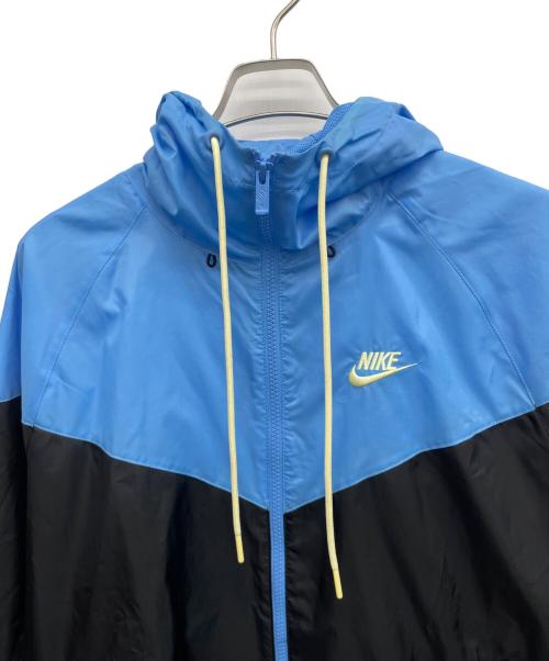 NIKE（ナイキ）NIKE (ナイキ) ナイロンジャケット ブラック×スカイブルー サイズ:Sの古着・服飾アイテム