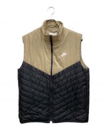 NIKE（ナイキ）の古着「ベストジャケット　ミッドウェイトベスト」｜ブラック×ブラウン