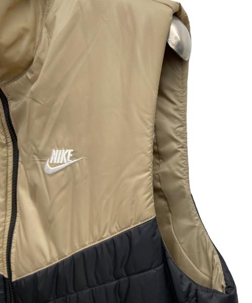 NIKE（ナイキ）NIKE (ナイキ) ベストジャケット　ミッドウェイトベスト ブラック×ブラウン サイズ:Mの古着・服飾アイテム