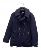BLUE BLUEブルーブルー）の古着「ニットジャケット」｜ネイビー