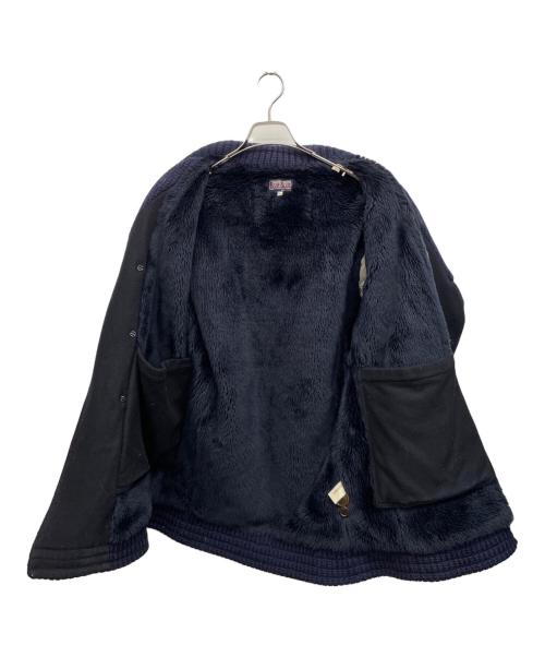 BLUE BLUE（ブルーブルー）BLUE BLUE (ブルーブルー) ニットジャケット ネイビー サイズ:2の古着・服飾アイテム