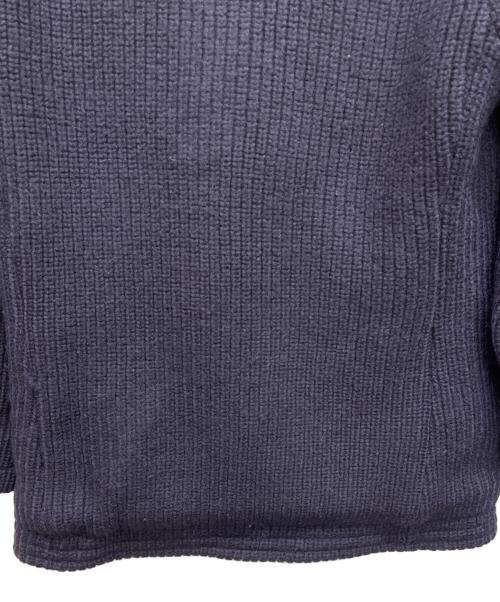 BLUE BLUE（ブルーブルー）BLUE BLUE (ブルーブルー) ニットジャケット ネイビー サイズ:2の古着・服飾アイテム