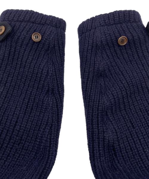 BLUE BLUE（ブルーブルー）BLUE BLUE (ブルーブルー) ニットジャケット ネイビー サイズ:2の古着・服飾アイテム
