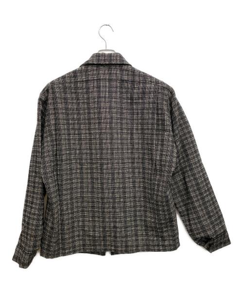 Y's for men（ワイズフォーメン）Y'S for men (ワイズフォーメン) ジップジャケット ブラック×ホワイト サイズ:Lの古着・服飾アイテム
