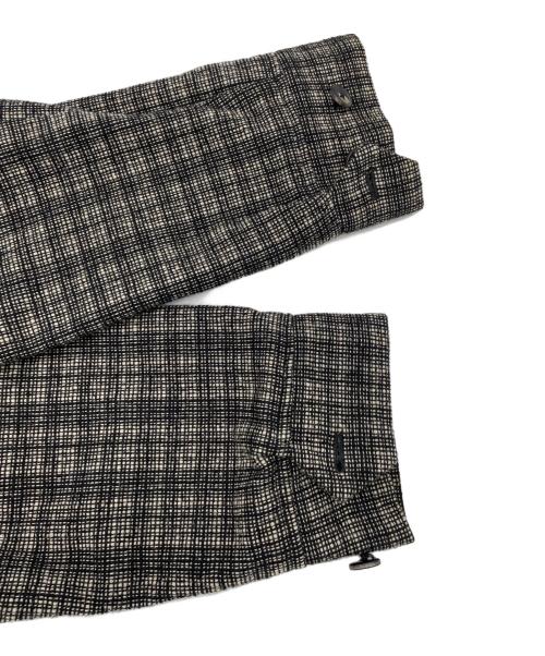 Y's for men（ワイズフォーメン）Y'S for men (ワイズフォーメン) ジップジャケット ブラック×ホワイト サイズ:Lの古着・服飾アイテム