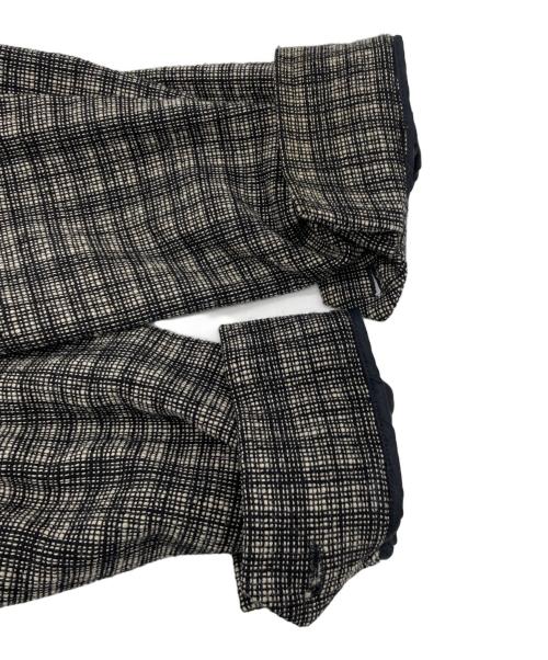 Y's for men（ワイズフォーメン）Y'S for men (ワイズフォーメン) ジップジャケット ブラック×ホワイト サイズ:Lの古着・服飾アイテム