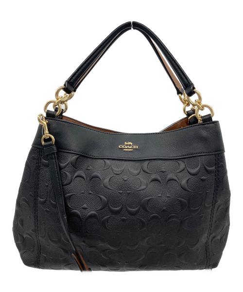 COACH（コーチ）COACH (コーチ) 2WAYバッグ ブラックの古着・服飾アイテム
